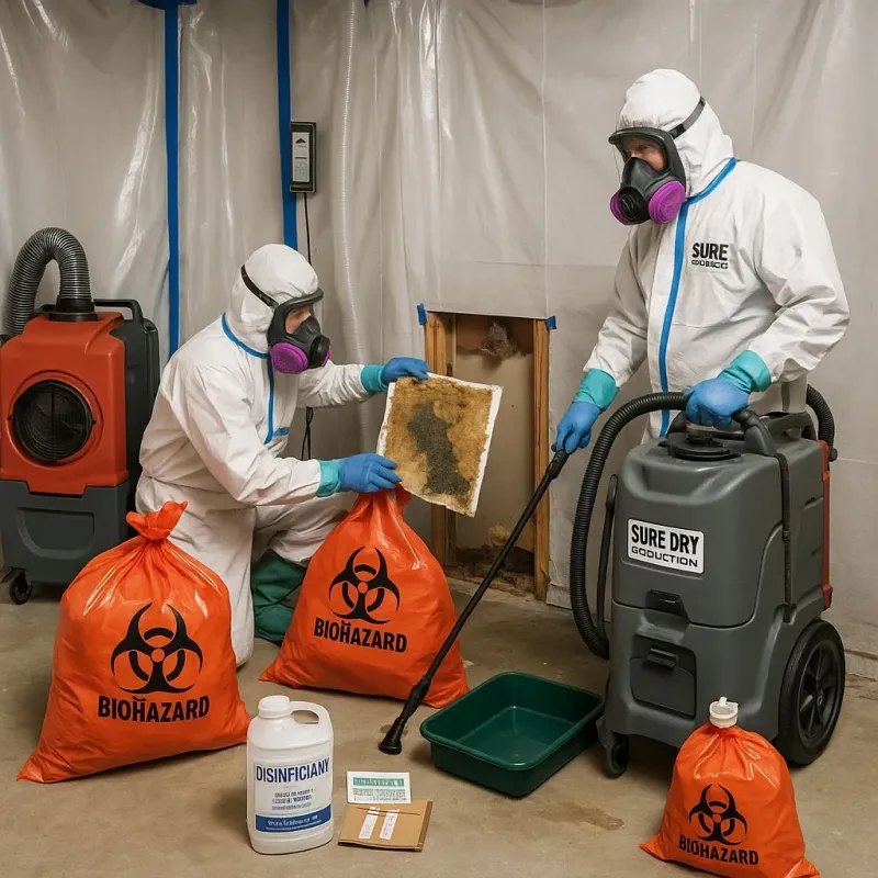 Contaminated Water Handling Protocols process in Hurstbourne Acres, KY