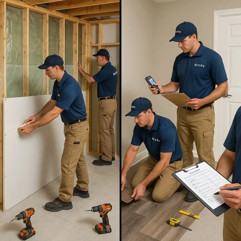 Repairs and Reconstruction process in Hurstbourne Acres, KY